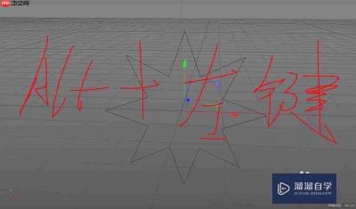 C4D如何用样条线设计花窗模型