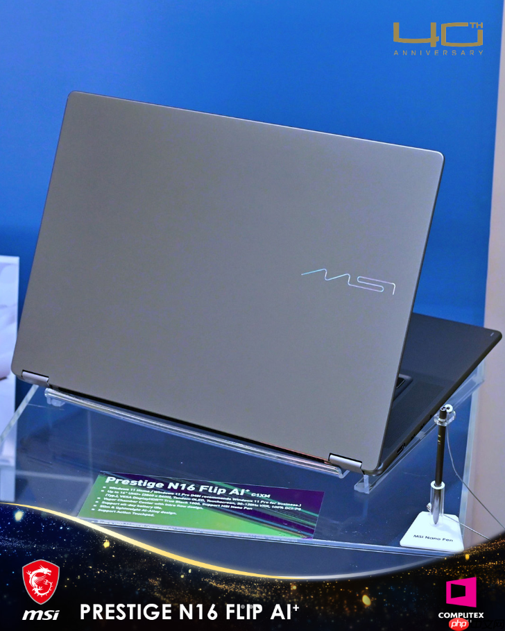 首批搭载NVIDIARTX Spark翻转本:Computex微星发布PrestigeN16 Flip AI+