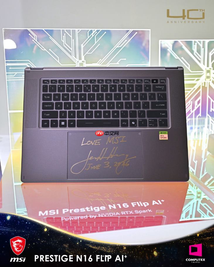 首批搭载NVIDIARTX Spark翻转本:Computex微星发布PrestigeN16 Flip AI+