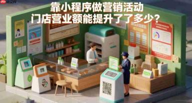 靠小程序做营销活动,门店营业额能提升了多少?