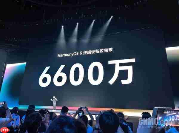 余承东：支持HarmonyOS 6终端设备数突破6600万