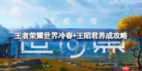 王者荣耀世界冷春+王昭君怎么玩-王者荣耀世界冷春+王昭君配队养成攻略