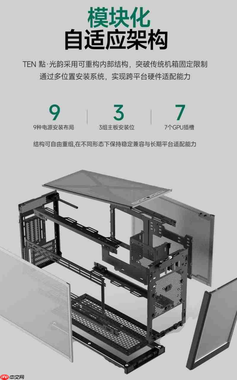 蒙泰克TEN點光韵评测:把机箱变成“硬件积木盒”,是什么样的体验?