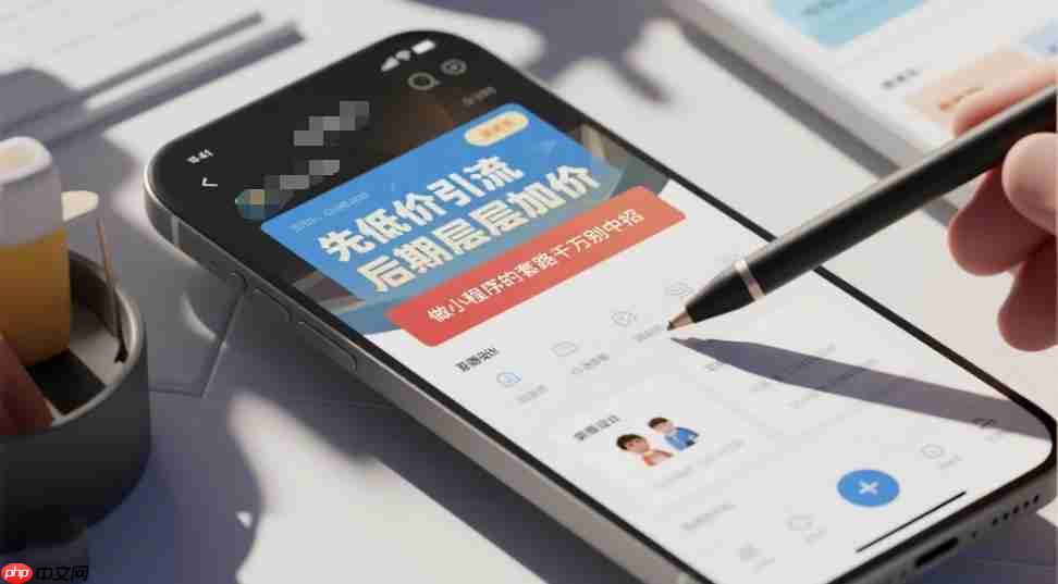 先低价引流,后期层层加价,做小程序的套路千万别中招!