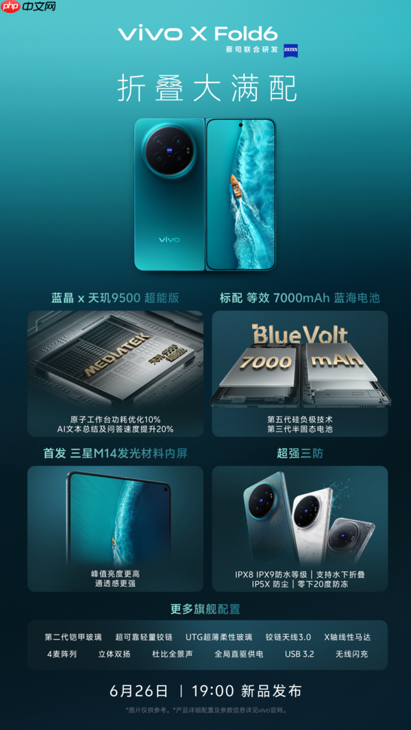 最强折叠来了!MWC26上海vivo X Fold6线下首秀