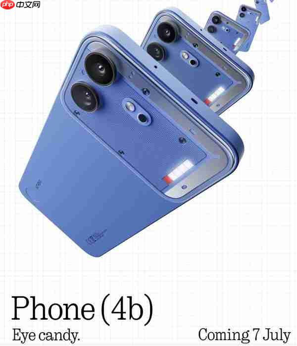 Nothing Phone (4b)设计公开,配双后摄