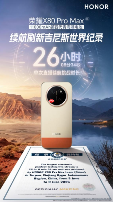 全能耐用王,荣耀X80 Pro Max全渠道正式开售
