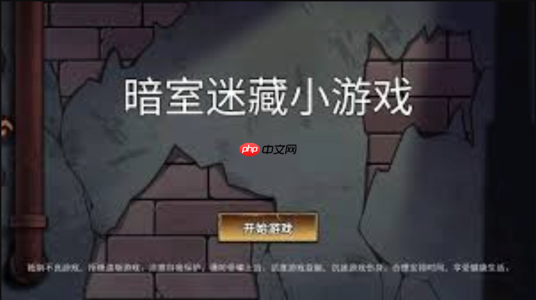 暗室迷藏小游戏中文版在线玩入口