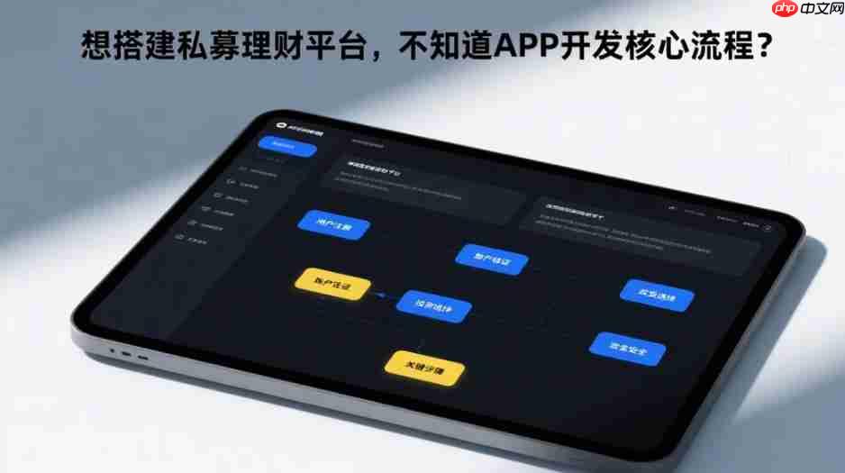 想搭建私募理财平台,不知道APP开发核心流程?