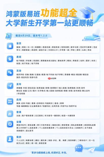 隔空传送、扫码直达，鸿蒙版易班一站式搞定学习与校园日常