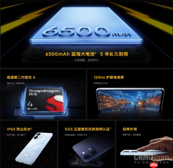 iQOO Z11i正式发布 搭载6500mAh蓝海大电池 1299元起