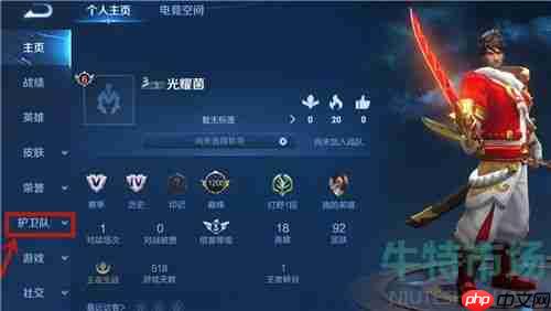 王者荣耀如何查看信誉积分