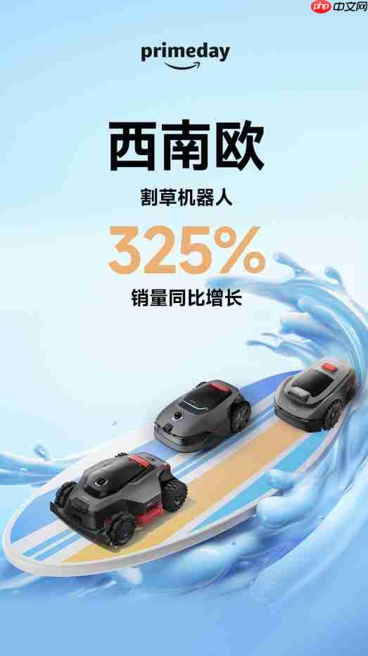 PrimeDay销量暴增超325%!耐士劳以“人工智能+户外庭院”领跑全球智能割草赛道