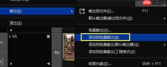 EDIUS怎么设置导出无损AVI视频