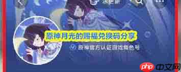 原神月光的赐福兑换码在哪找