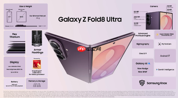 三星Z Fold8 Ultra正式发布 1TB版本售价达19799元