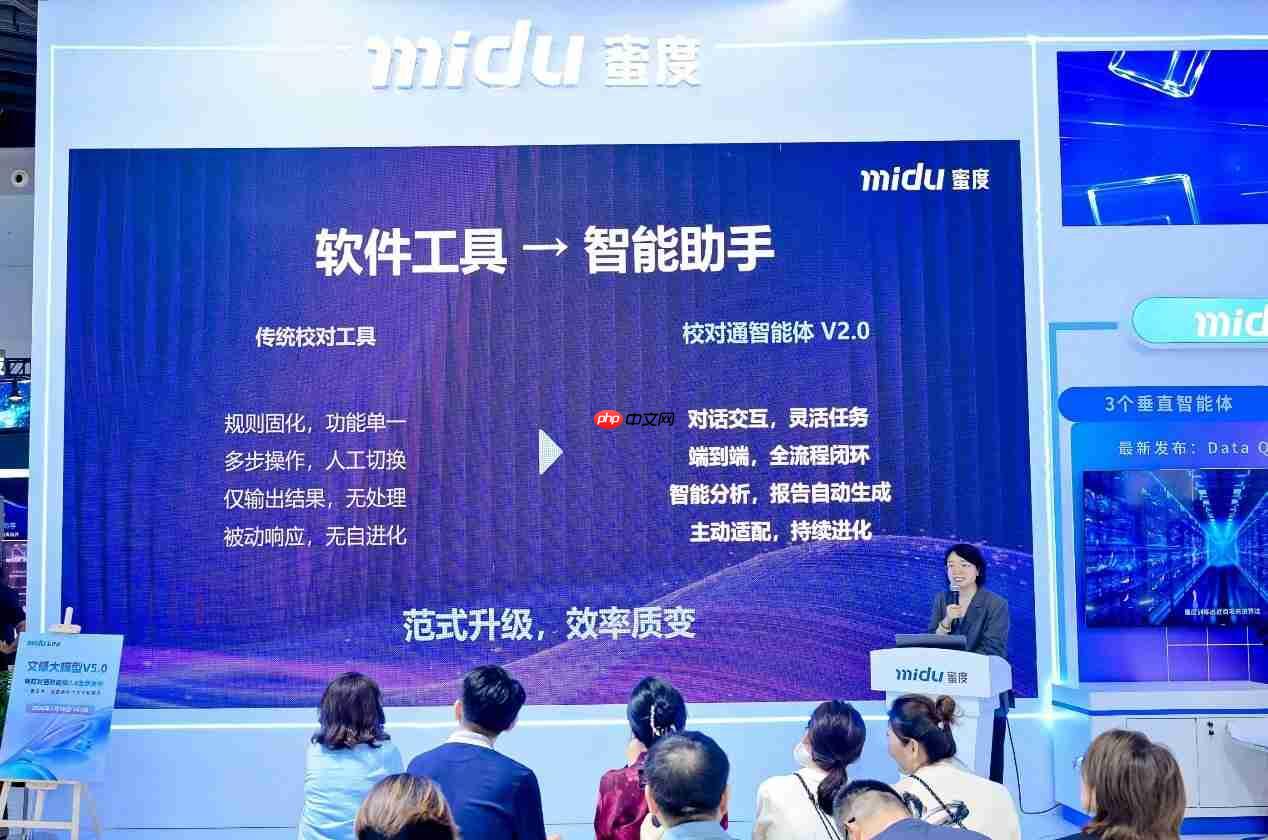 从“AI工具”到“智能伙伴”,蜜度连发三大垂直智能体新品 让AI“交付成果”