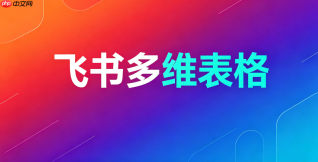 怎么设置飞书多维表格高级权限