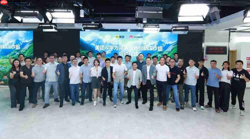 华为与美团成立鸿蒙联合创新工作组,开启生态共创新篇