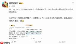 iQOO 15 mini项目确认被砍,前产品经理称其为“最佳性能小钢炮”