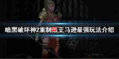 暗黑2重制版物理劈斩术士怎么加点