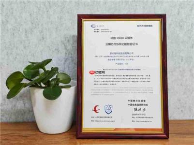 首批!思必驰荣获中国信通院“可信Token云服务 云模芯用协同功能检验证书”