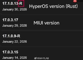 消息称小米澎湃HyperOS 4暂定6月发布,或搭载全新类液态玻璃UX
