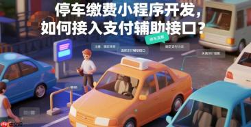 停车缴费小程序开发,如何接入支付辅助接口?