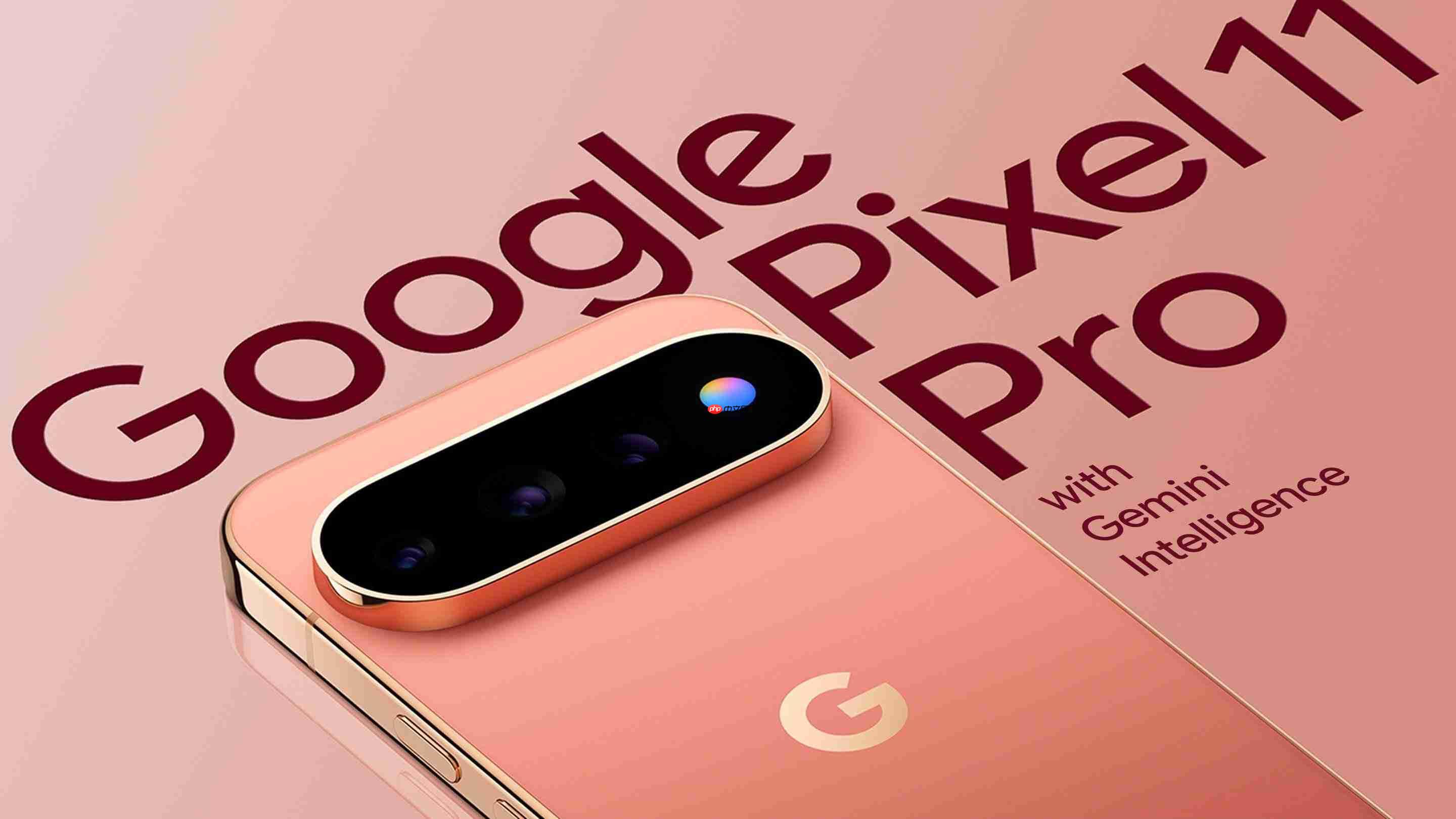 谷歌Pixel 11 Pro官方渲染图曝光:全黑相机模组配RGB灯效,变焦能力提升至120倍