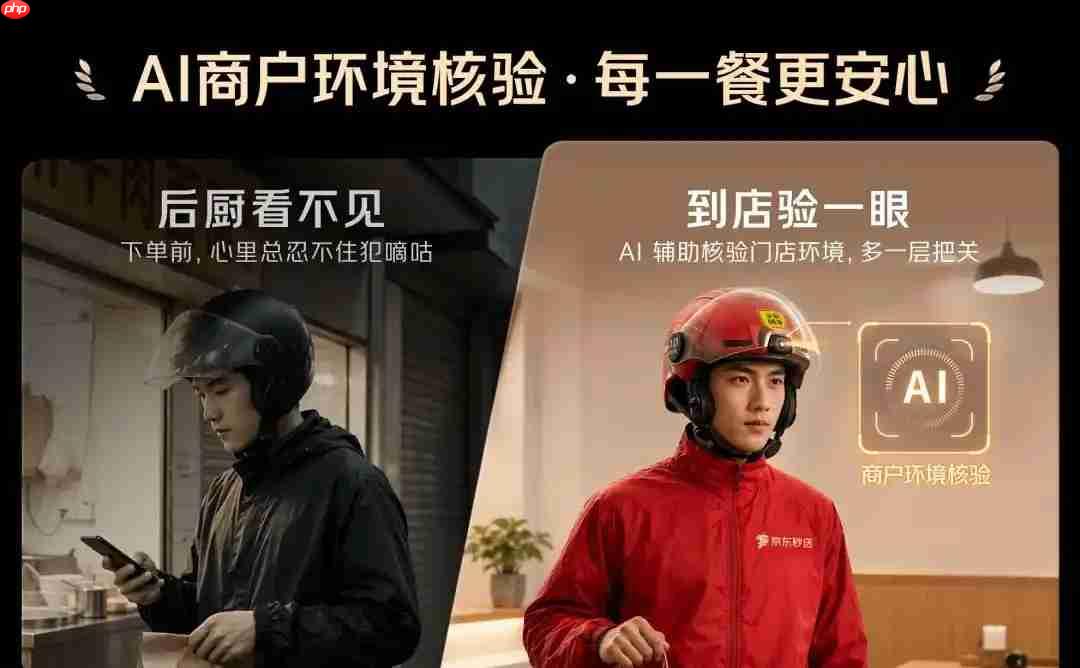 京东外卖推出AI智能头盔:全方位升级骑手配送保障