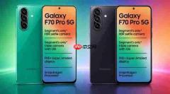 三星F70 Pro 5G发布 搭载骁龙6 Gen 3和6000mAh电池
