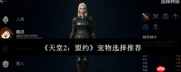 天堂2盟约宠物怎么选宠物选择推荐