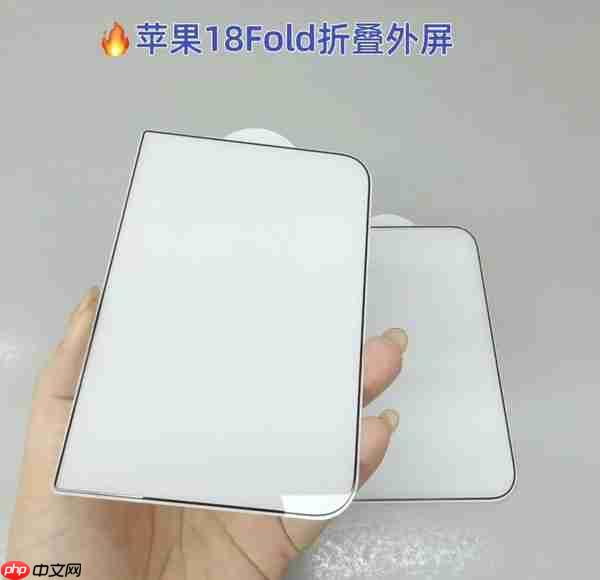 疑似iPhone Ultra屏幕保护膜曝光 采用非对称设计