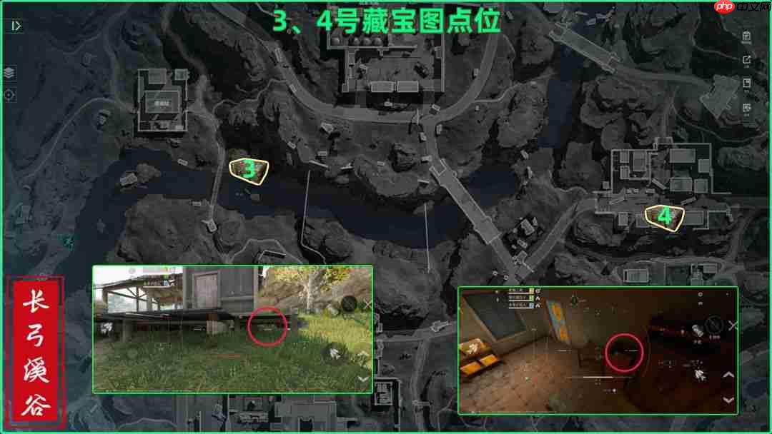 三角洲行动长弓溪谷藏宝图位置一览长弓溪谷藏宝图点位
