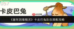 崩坏因缘精灵卡皮巴兔队伍怎么搭配卡皮巴兔队伍搭配攻略