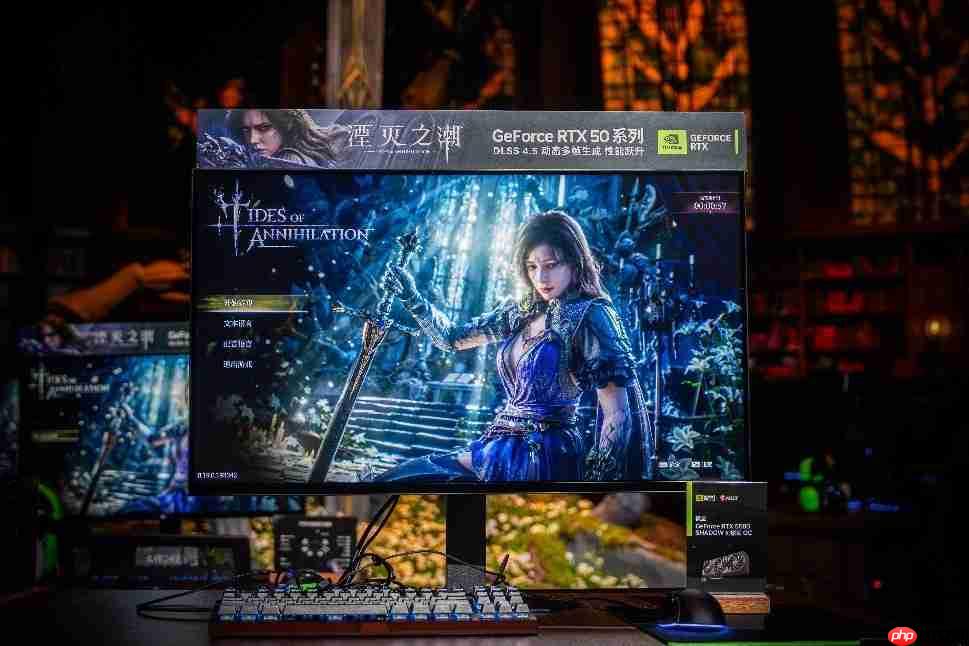 微星RTX5080助力《湮灭之潮》成都站线下试玩会!