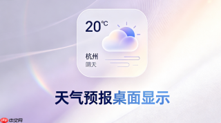 桌面天气秀插件技术支持任意天气服务器切换方法