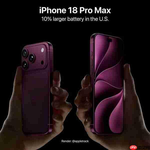 曝iPhone 18 Pro Max独享可变光圈!电池升至5567mAh