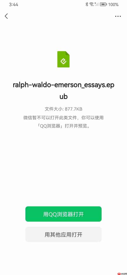 怎么办?手机里的epub文件打不开啦!