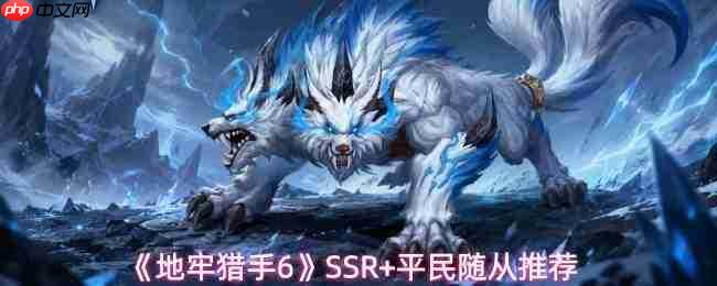 地牢猎手6平民随从怎么选SSR+平民随从推荐