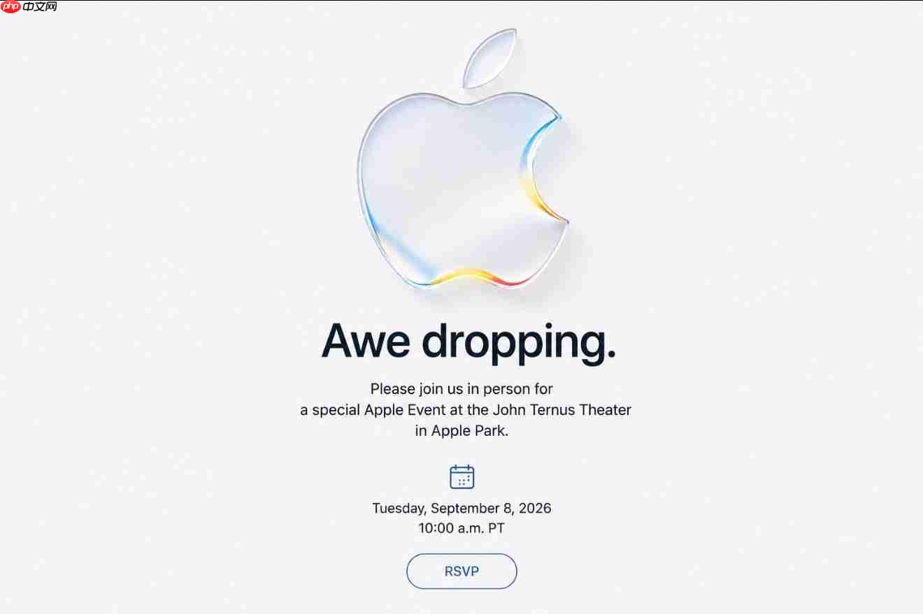 苹果秋季发布会要来了?网传海报流出,折叠屏iPhone迎首秀