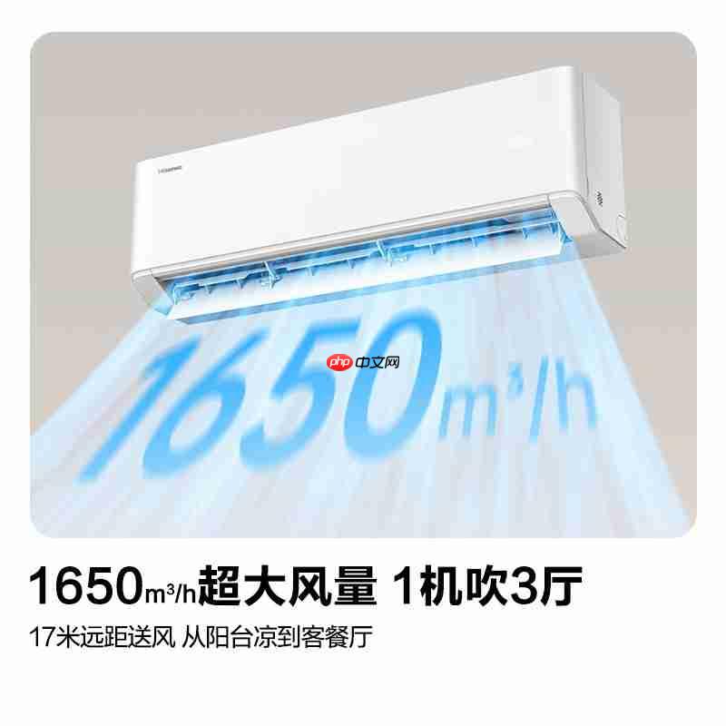 海信推出大3匹挂机大薄荷Pro空调E3,重新定义客厅空调!