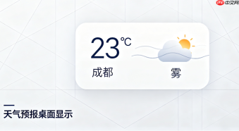 火鸟桌面天气实时显示全国2538城市预报安装方法