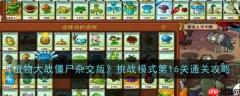 《植物大战僵尸杂交版》挑战模式第16关通关攻略-520下载站