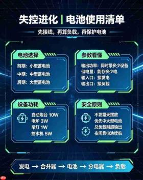 失控进化电池功能详解与玩法攻略