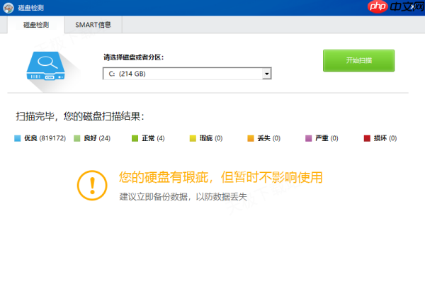 硬盘坏道检测工具排行前3名_2024精准的硬盘检测软件合集
