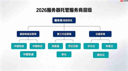 服务器托管服务商推荐：基础运营商、第三方、云厂商怎么选