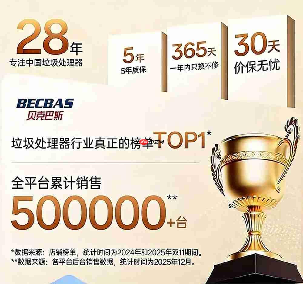 2026垃圾处理器行业变局:贝克巴斯近30年深耕迎兑现期