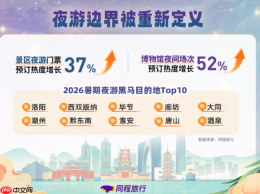 同程旅行发布《2026暑期夜游报告》