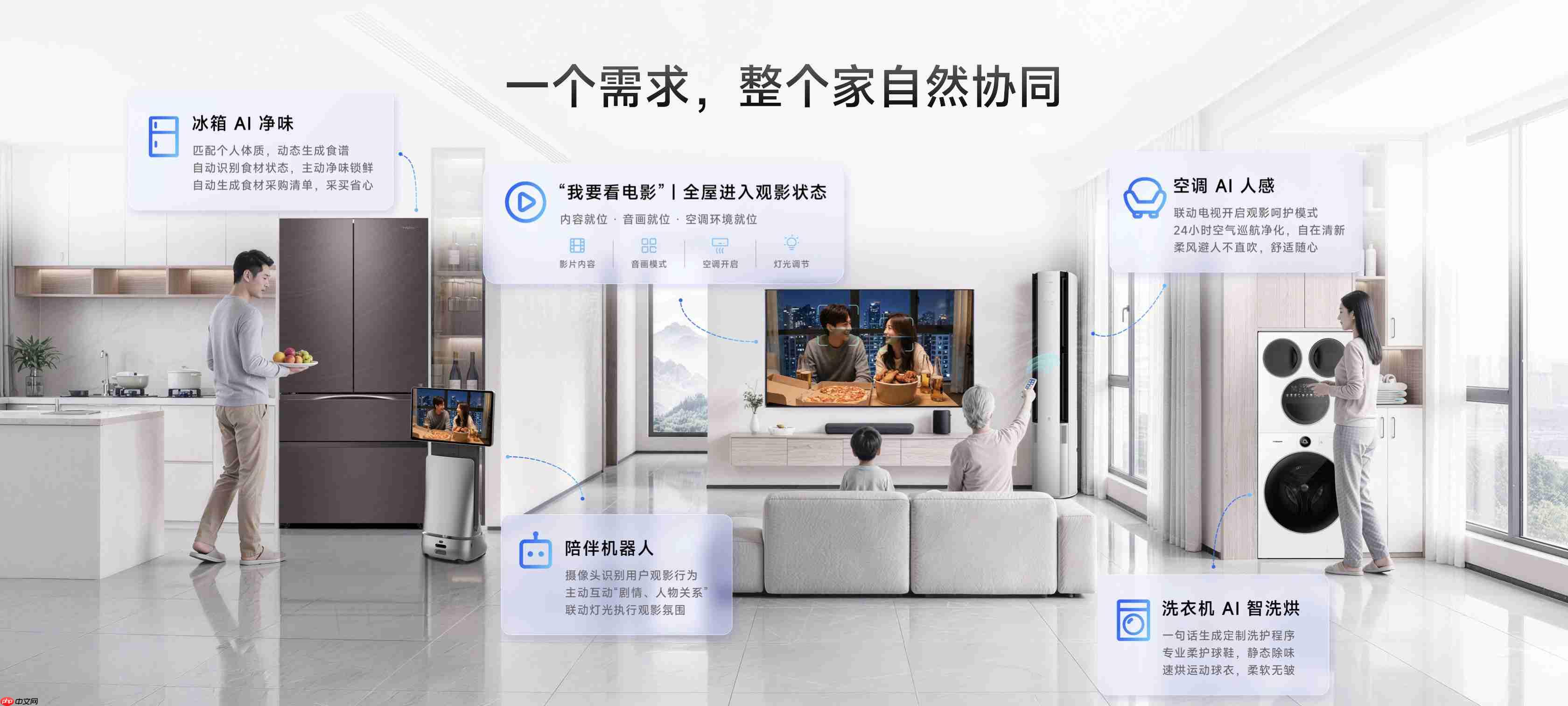 巨简单,更懂家!海信JUOS正式发布:行业首个家庭智能伴侣级AIOS